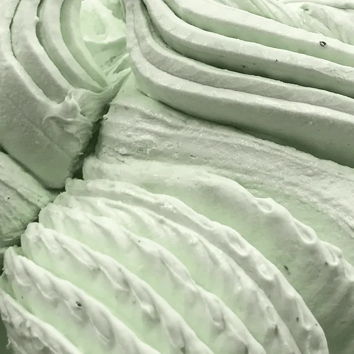 Kiwi ice cream creation
